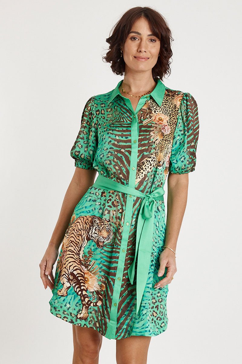 Lula Soul Maasai Dress - Emerald_1