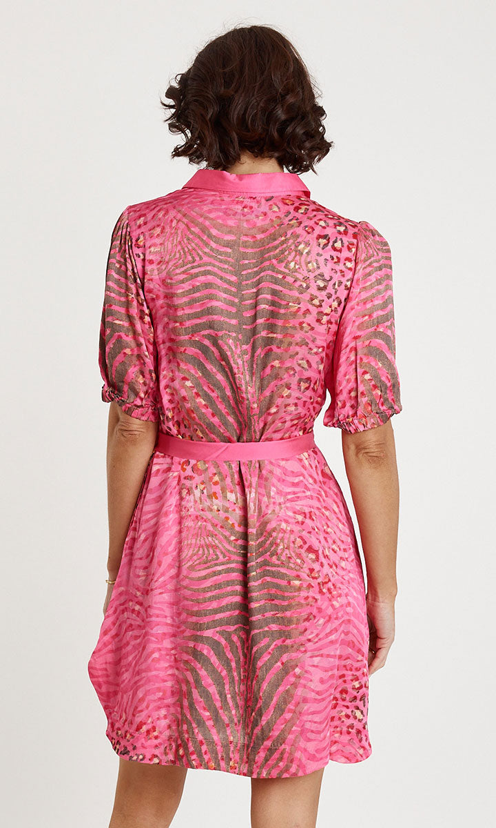 Lula Soul Maasai Dress - Fuschia_2