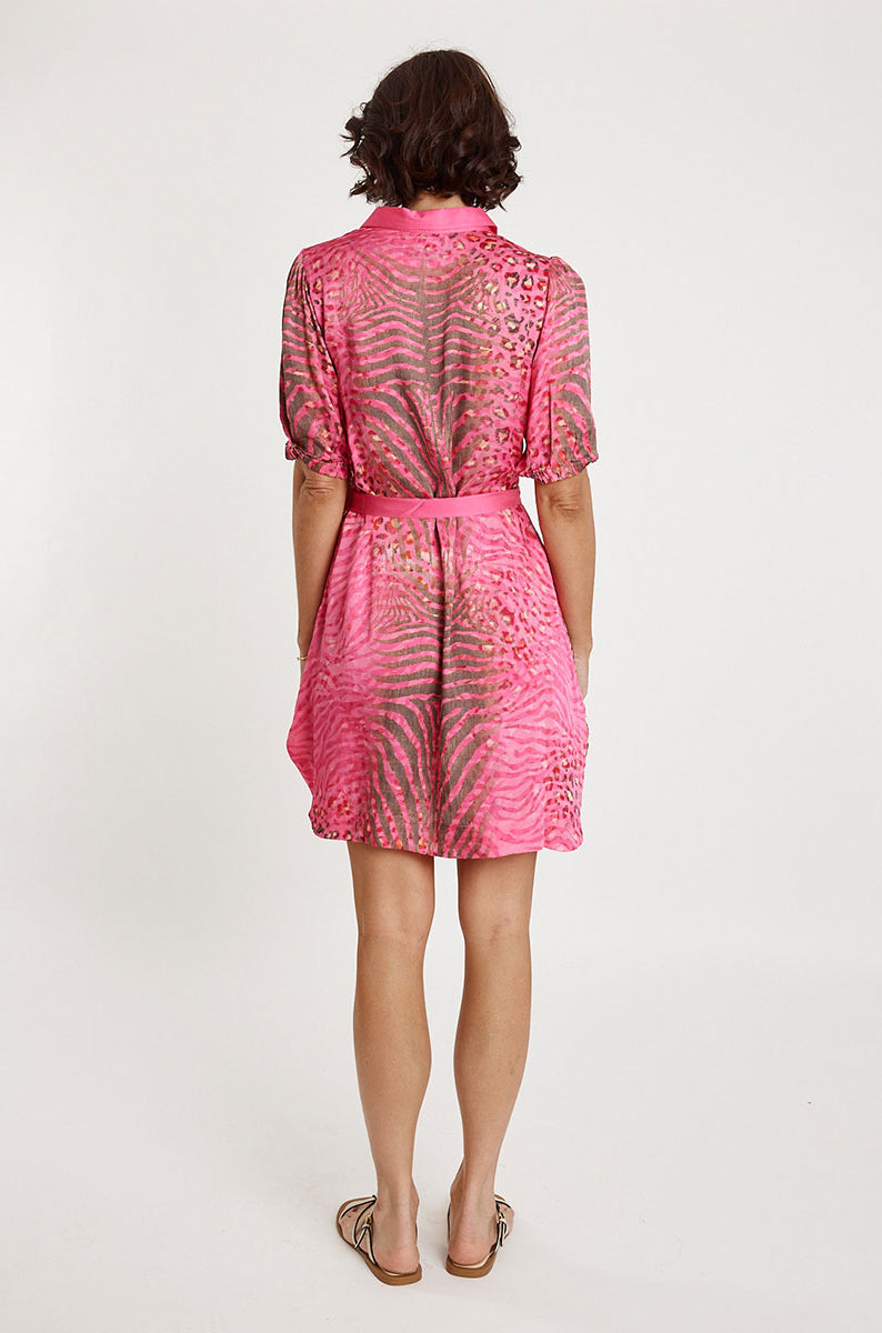 Lula Soul Maasai Dress - Fuschia_5