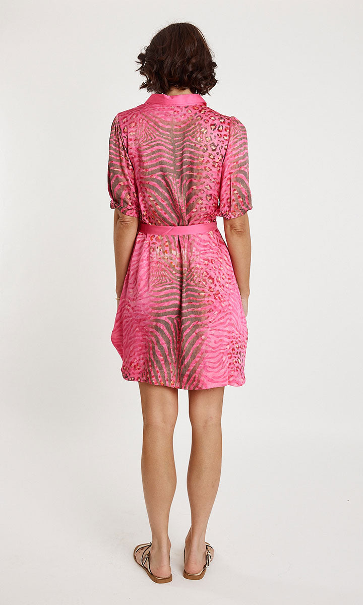 Lula Soul Maasai Dress - Fuschia_5