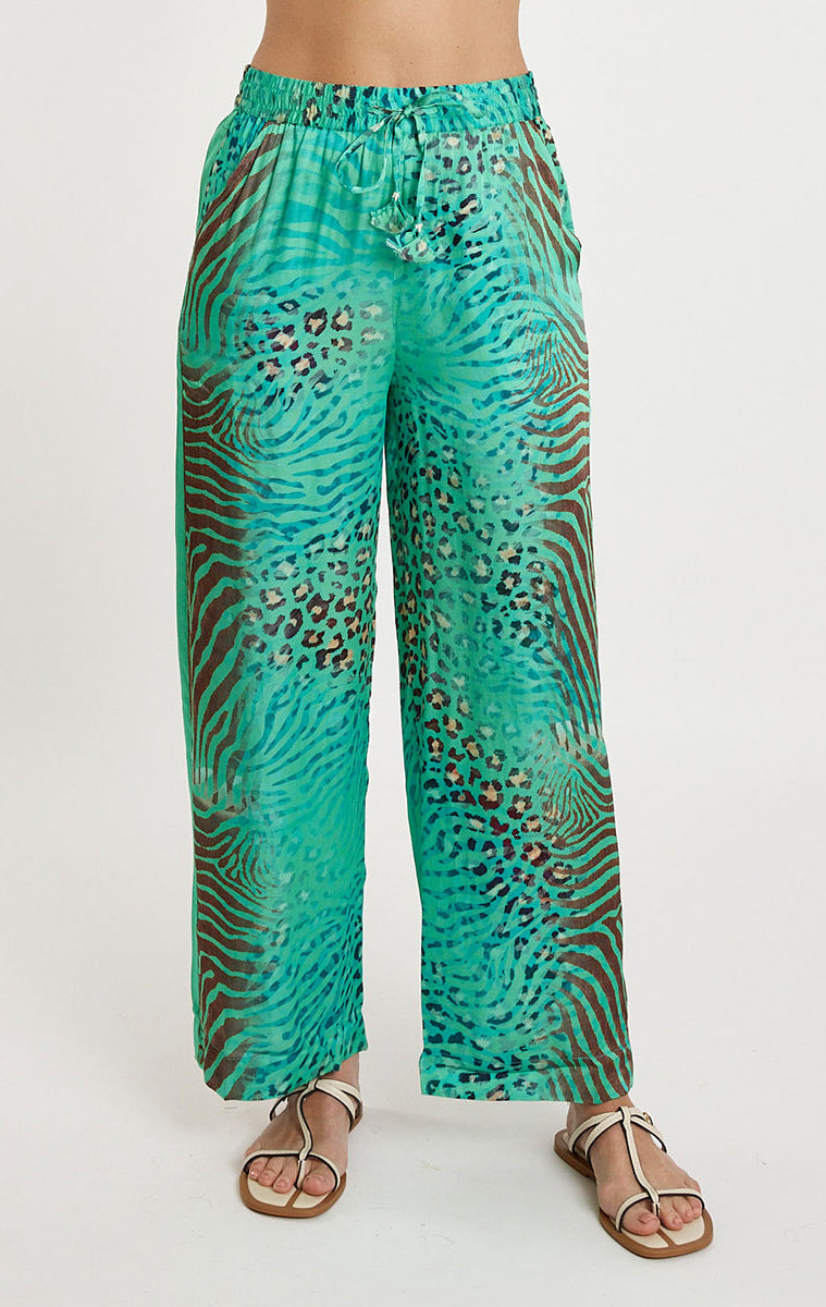 Lula Soul Maasai Pant - Emerald_1