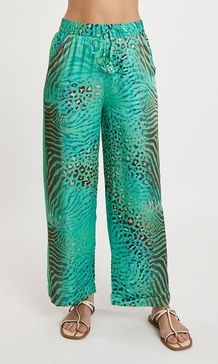 Lula Soul Maasai Pant - Emerald_1