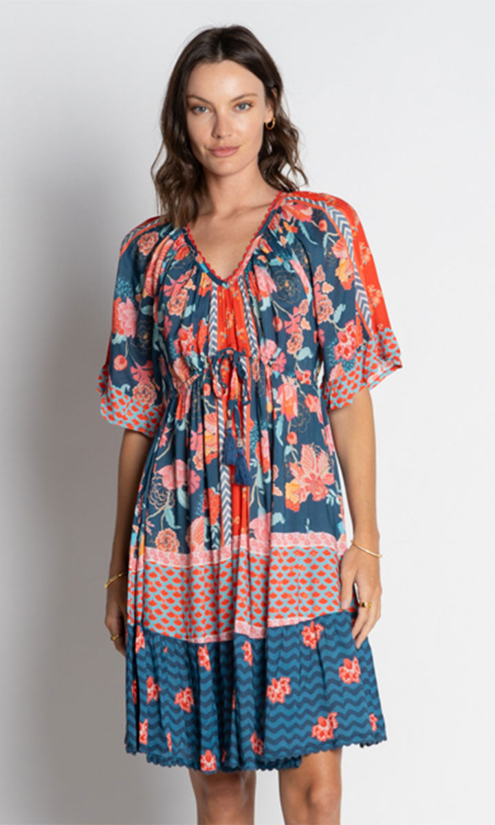 Lula Soul Mulini Dress - Navy_1