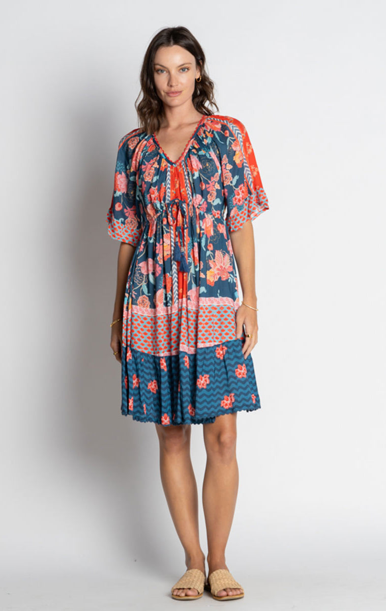 Lula Soul Mulini Dress - Navy_3