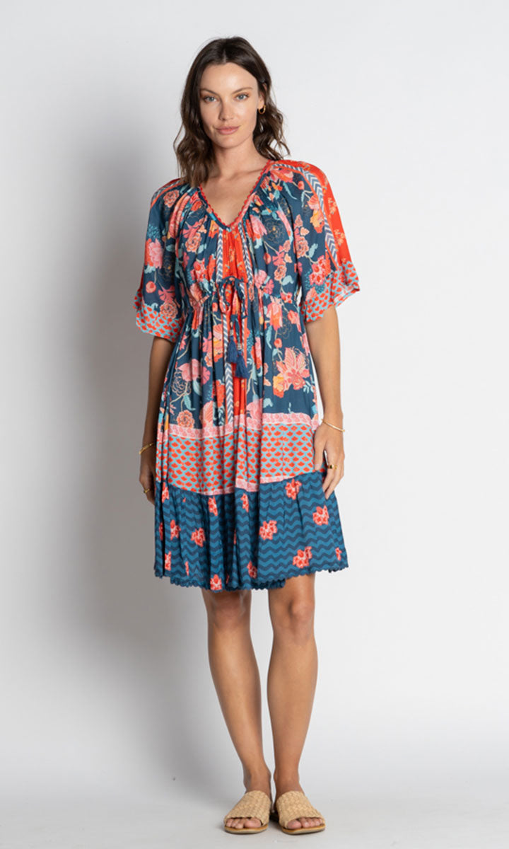 Lula Soul Mulini Dress - Navy_3