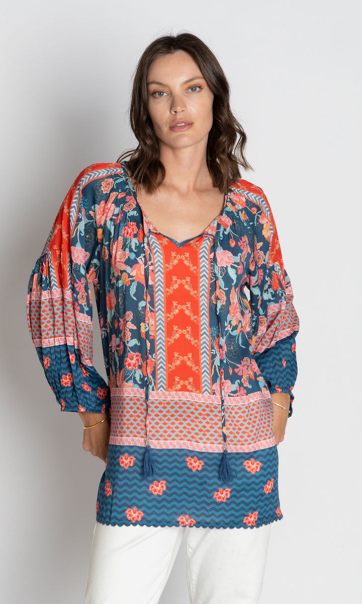 Lula Soul Mulini Top - Navy_1