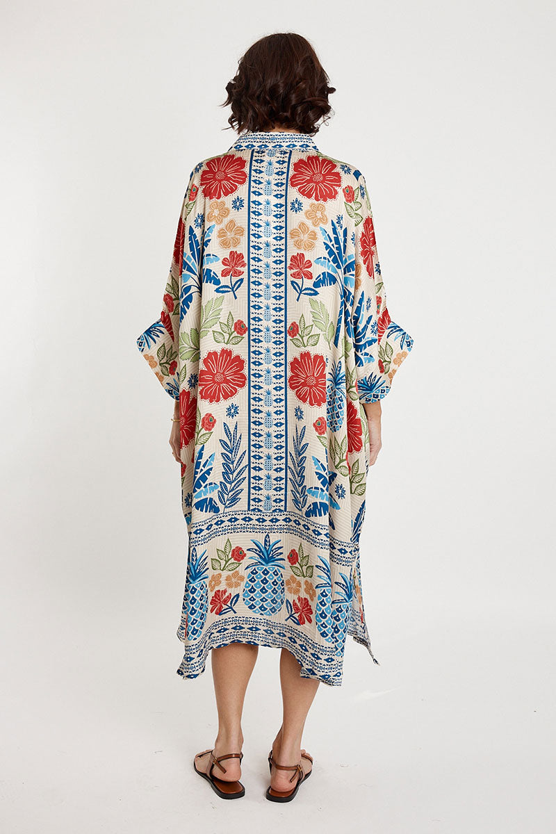 Lula Soul Parisio Kaftan - Navy_2