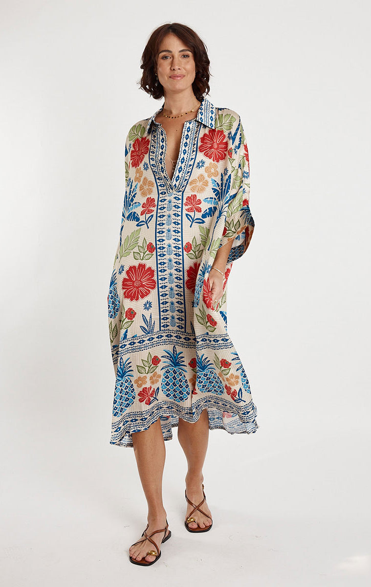 Lula Soul Parisio Kaftan - Navy_3