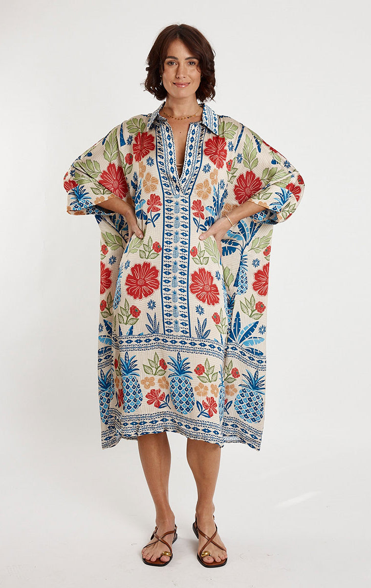 Lula Soul Parisio Kaftan - Navy_5