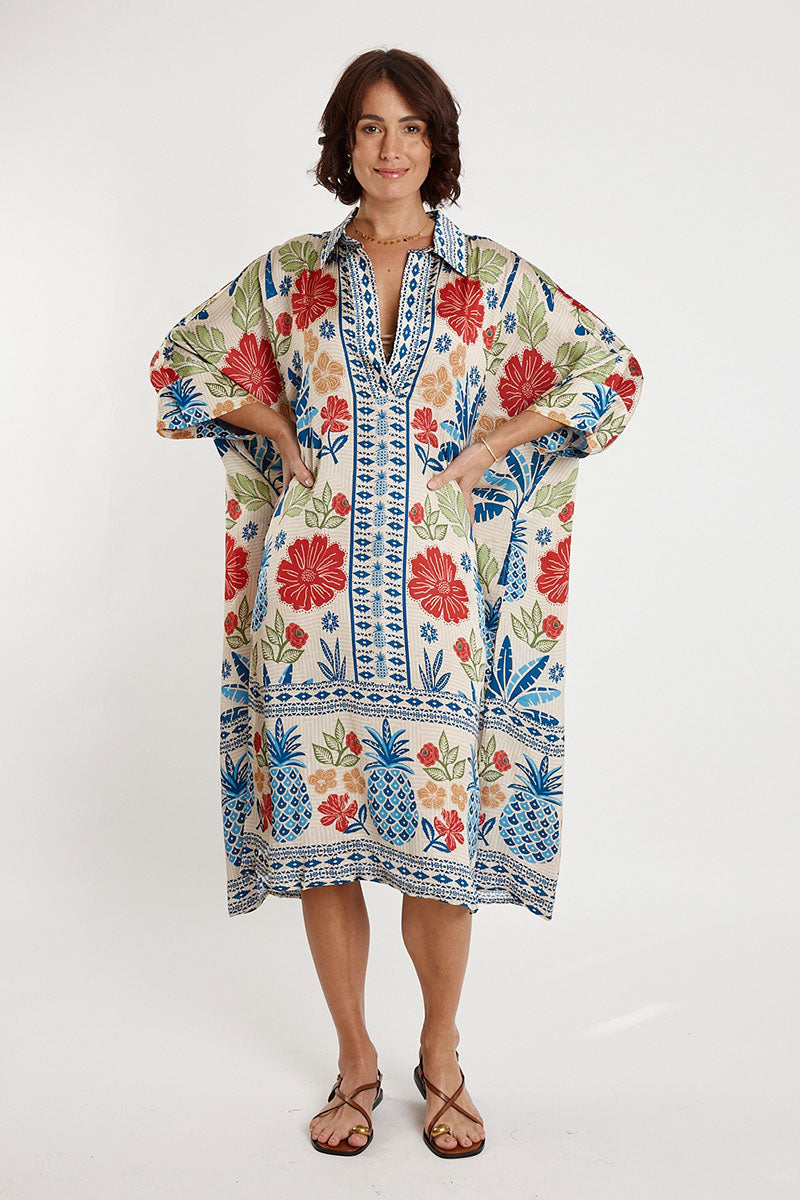 Lula Soul Parisio Kaftan - Navy_5