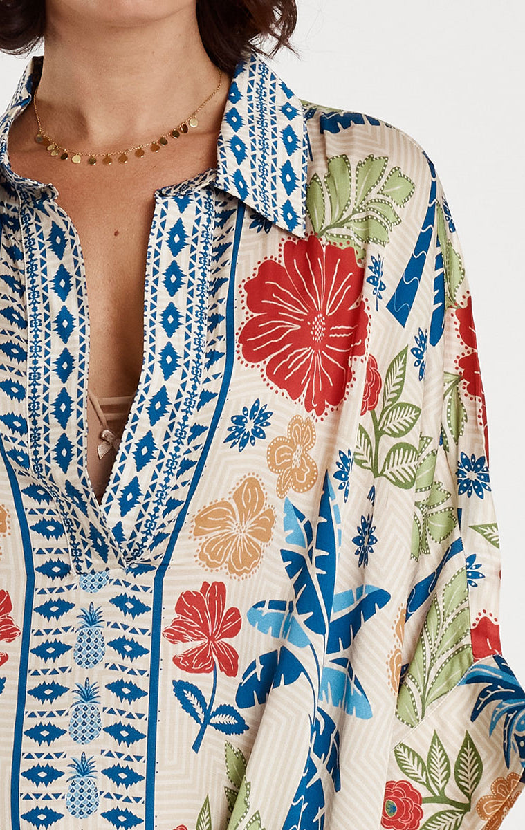 Lula Soul Parisio Kaftan - Navy_6