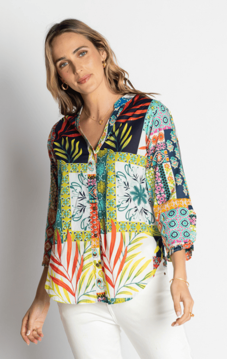 Lula Life Alina Top Lagoon.