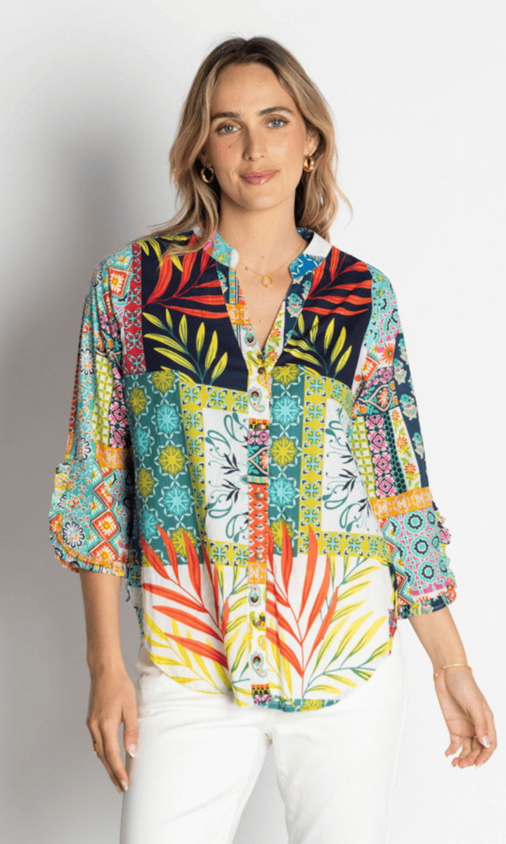 Lula Life Alina Top Lagoon.