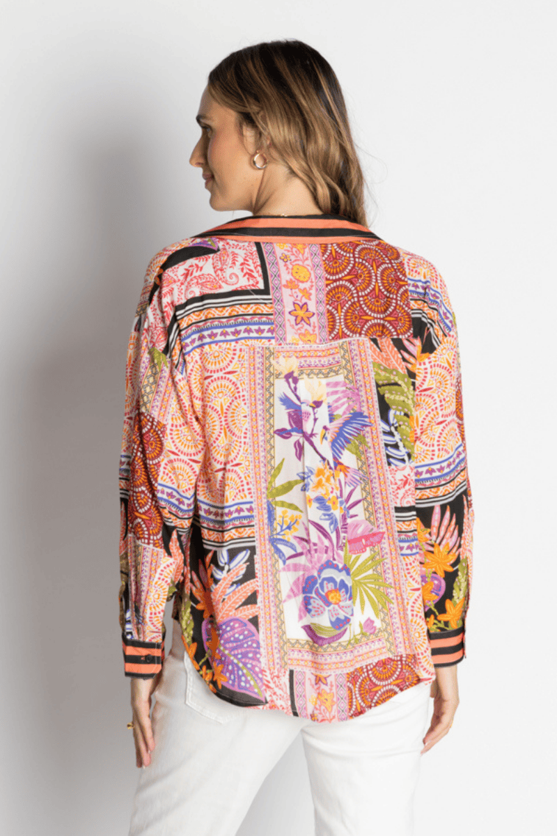 Lula Life Velora Over Shirt Long Sleeve Musk.