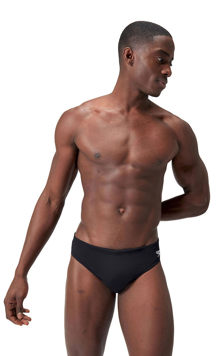 Speedo 8/134490001 Mens Endurance + 7cm Brief - Black_1