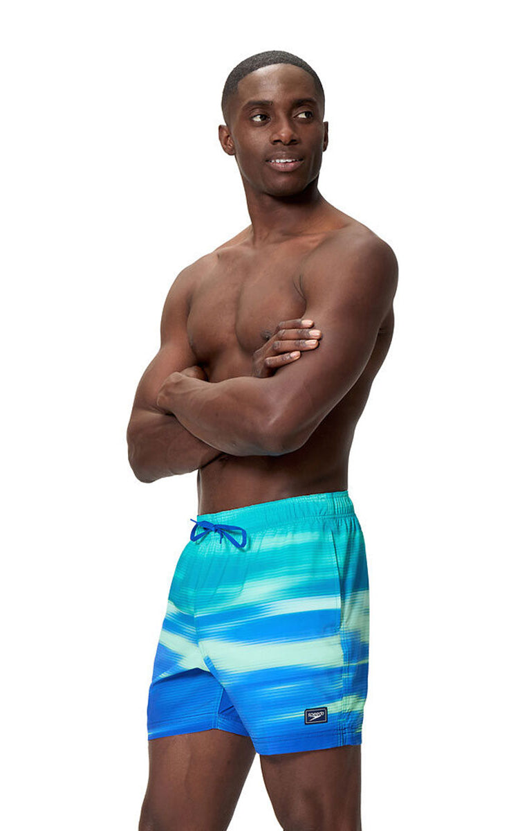 Speedo 8/004842002 Mens Engineered Print Redondo Edge Volley 16" Watershort Deep Sapphire - 3