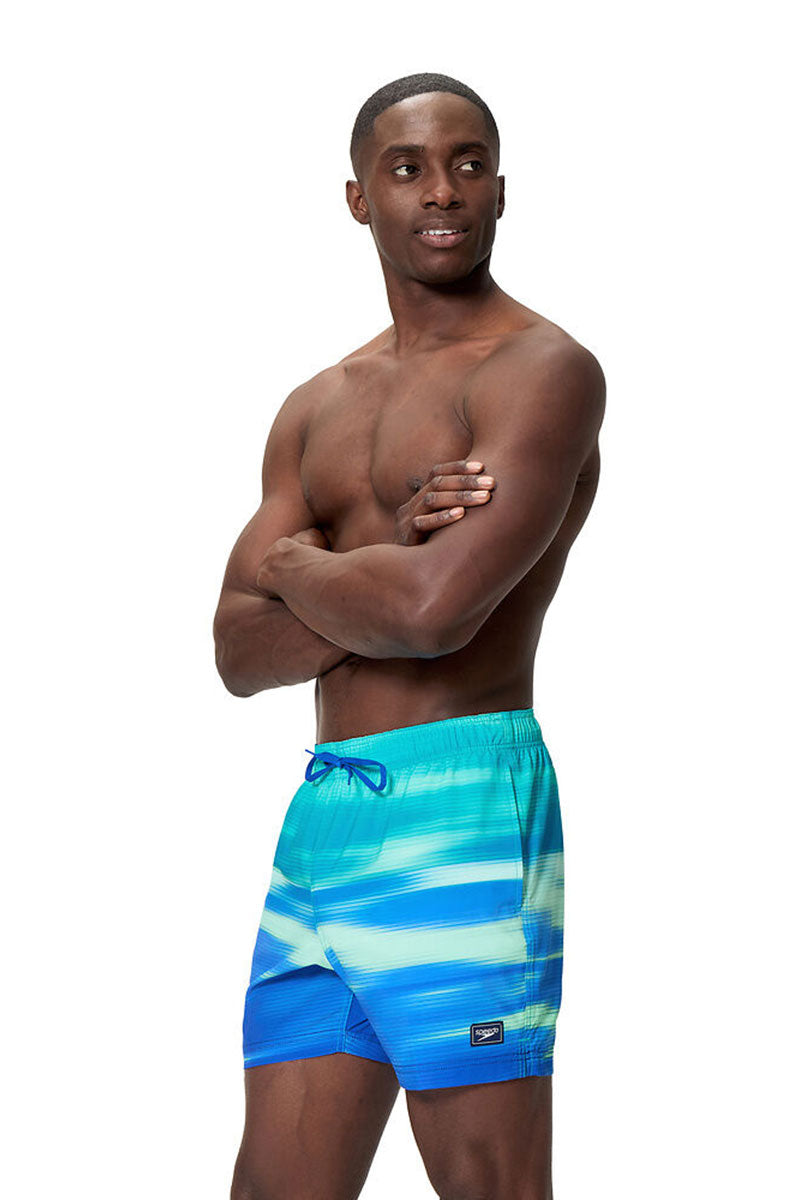 Speedo 8/004842002 Mens Engineered Print Redondo Edge Volley 16" Watershort Deep Sapphire - 3