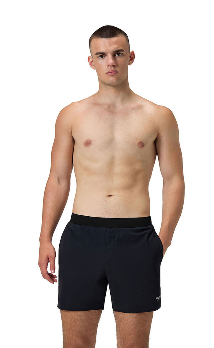 Speedo 8_00486900334 Mens The Lookout Solid Volley 16" Short - Anthracite_1