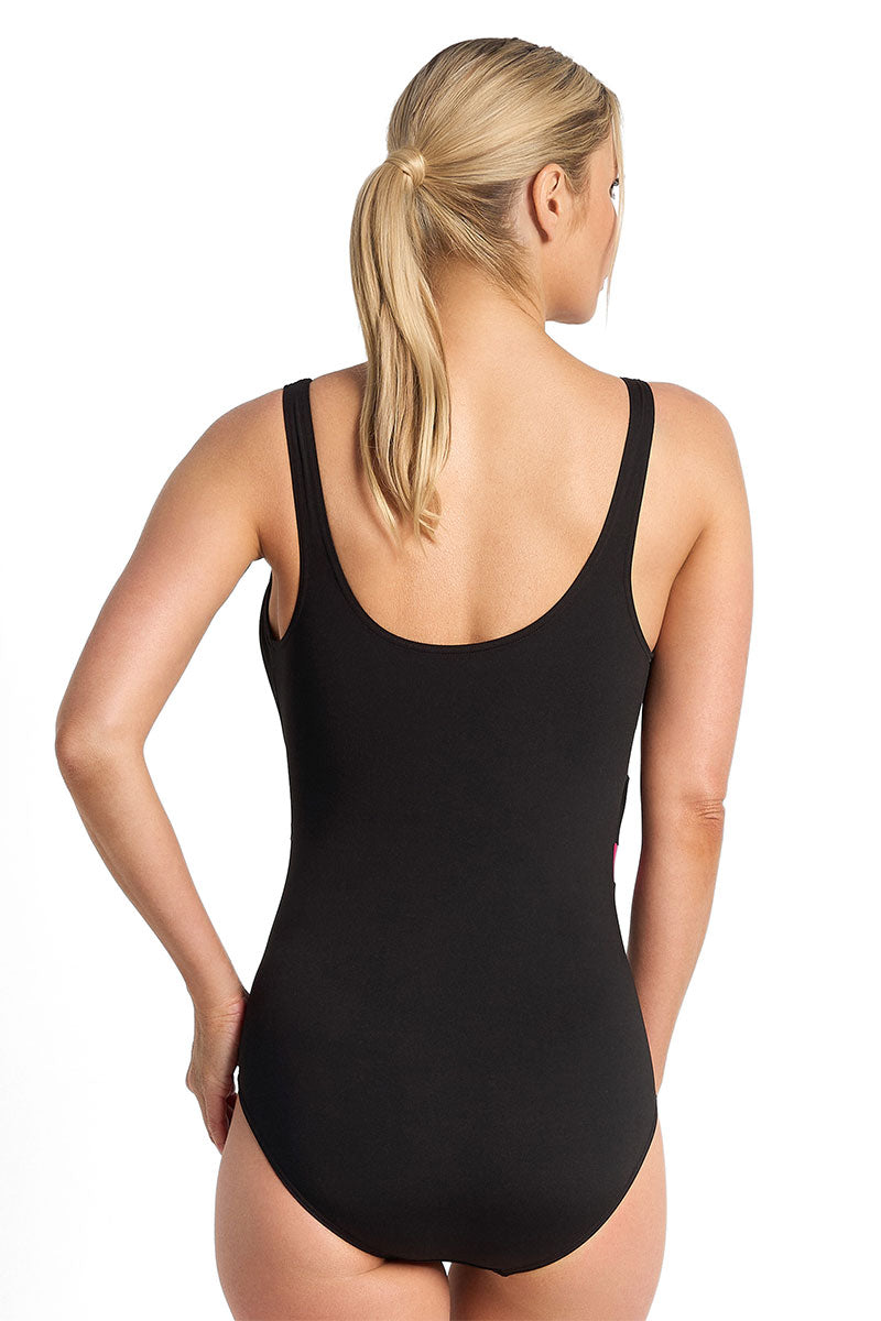 Poolproof Rozella Fan Splice Tank One Piece - Lime