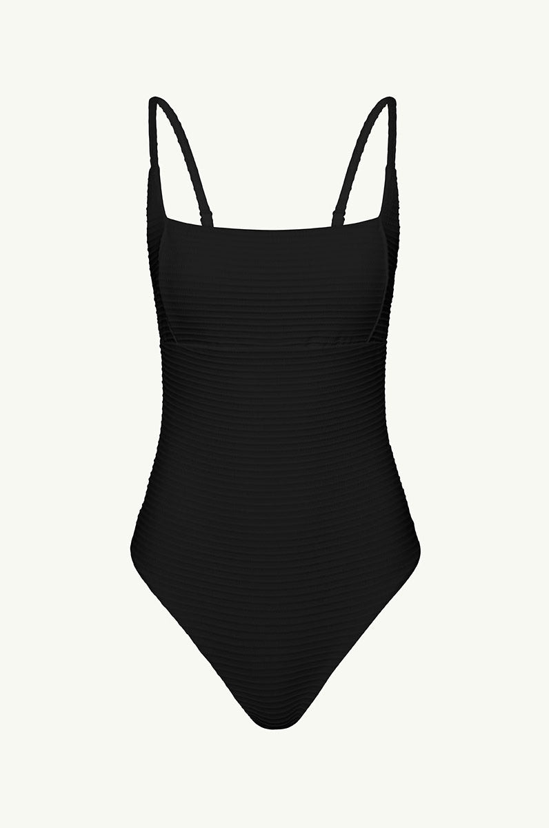 Sea Level SL1055SP Spinnaker Square Neck One Piece - Black_6