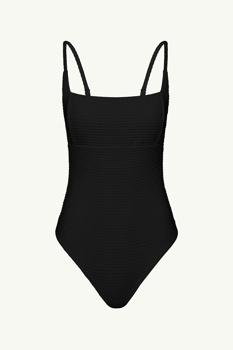 Sea Level SL1055SP Spinnaker Square Neck One Piece - Black_6