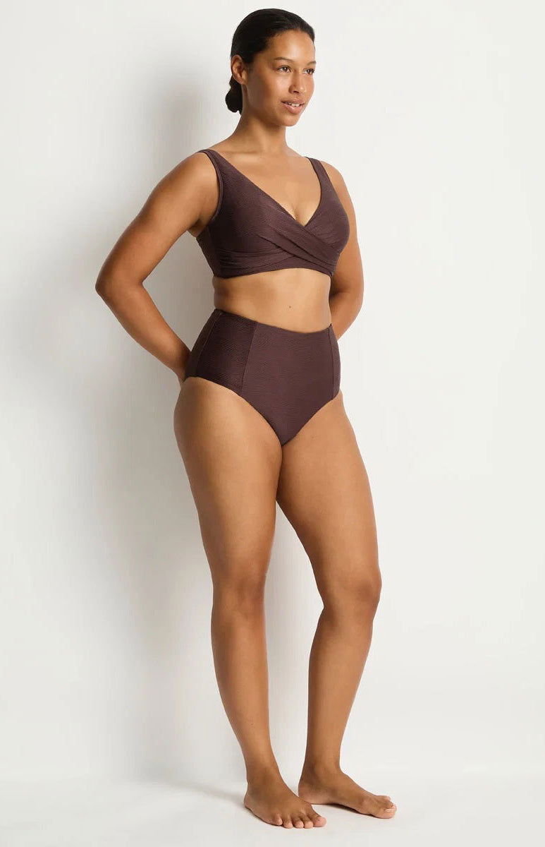 Sea Level SL4010ZN Zen Panelled High Waist Pant - Cocoa_2