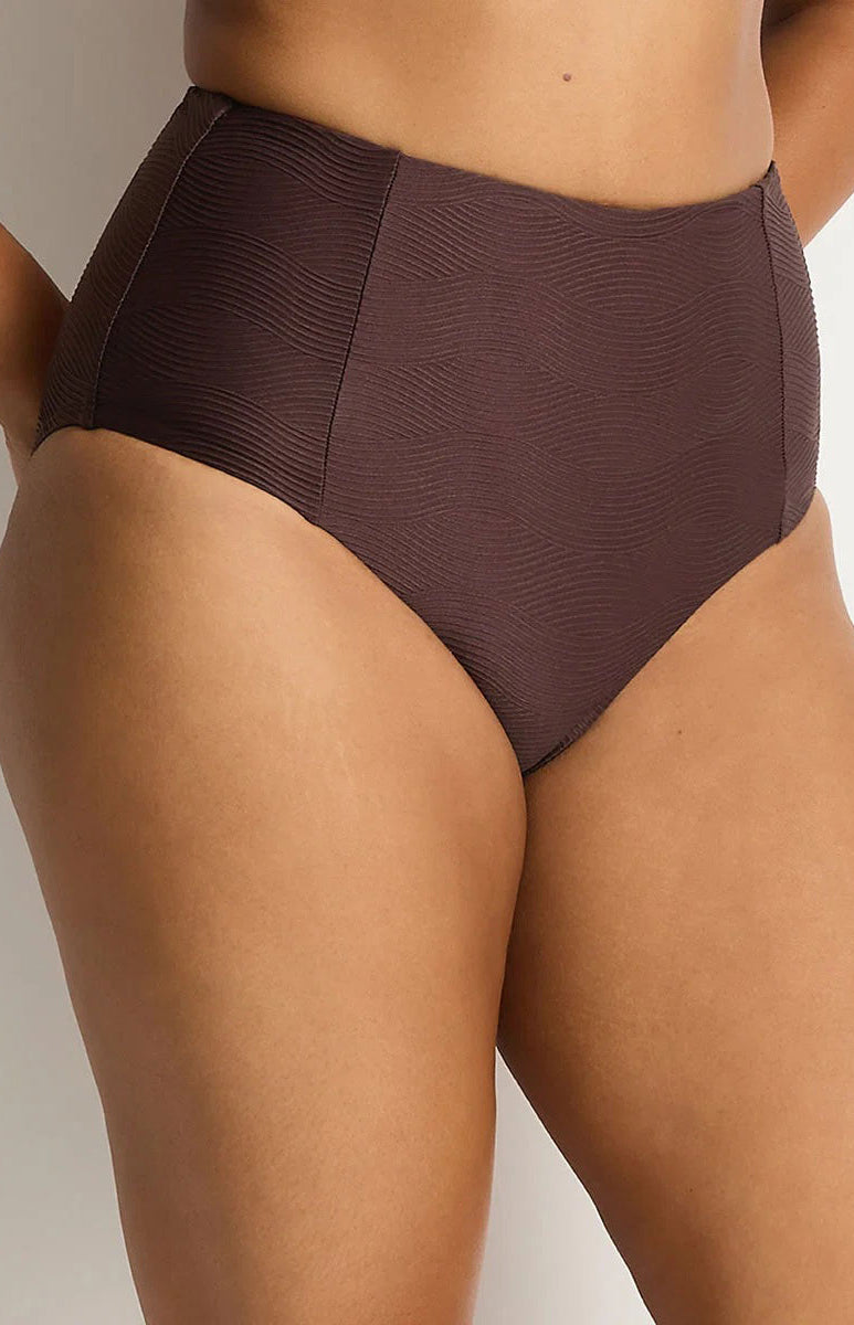 Sea Level SL4010ZN Zen Panelled High Waist Pant - Cocoa_3