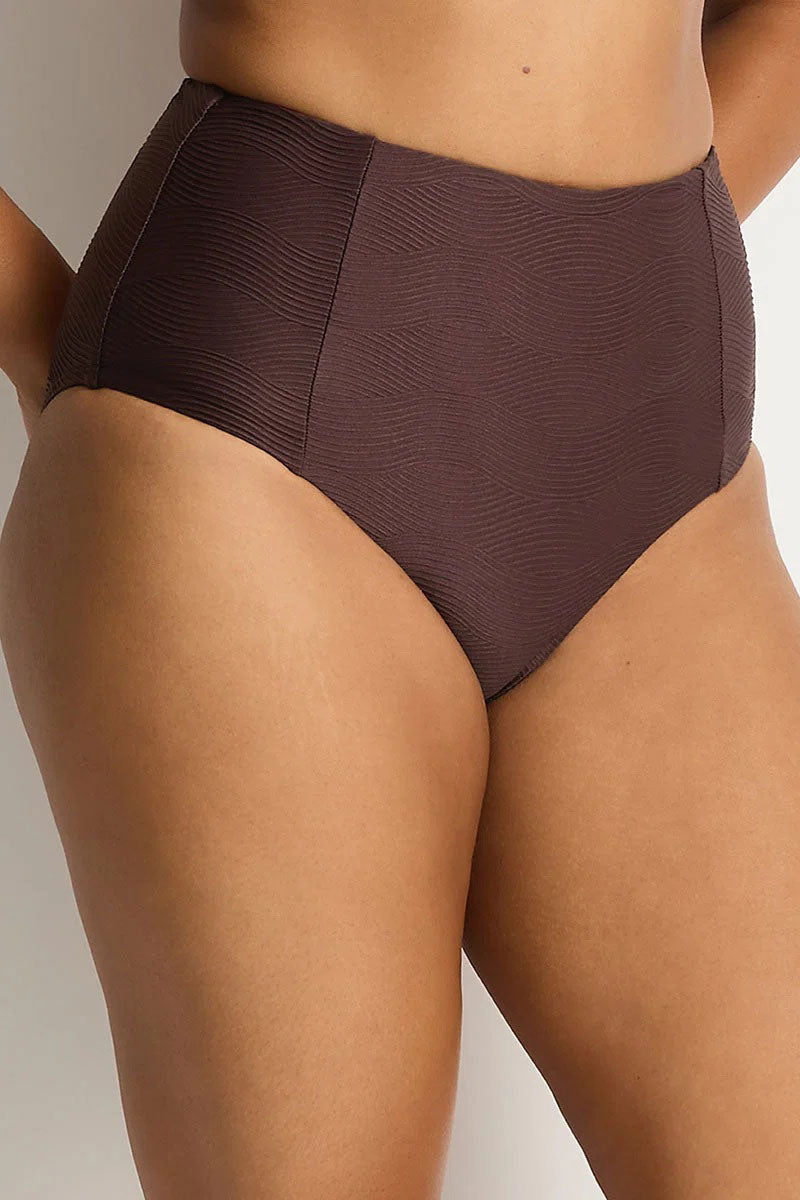 Sea Level SL4010ZN Zen Panelled High Waist Pant - Cocoa_3
