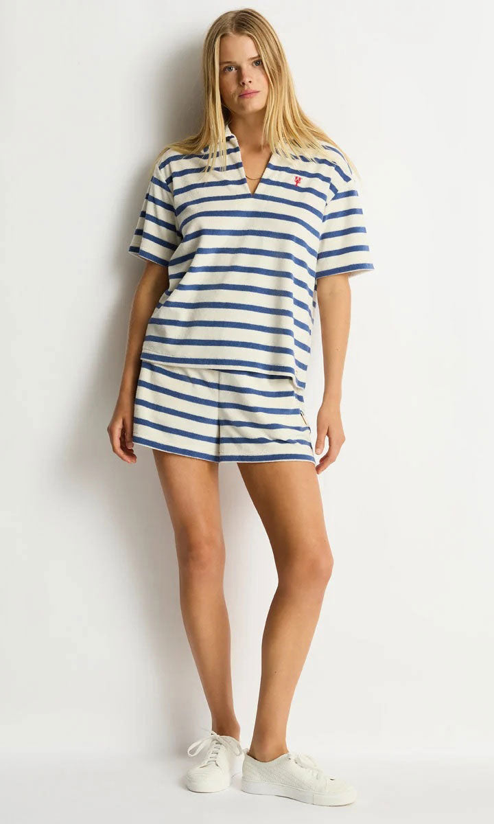 Sea Level SL9165AY Ahoy Beach Polo - Denim Blue_2