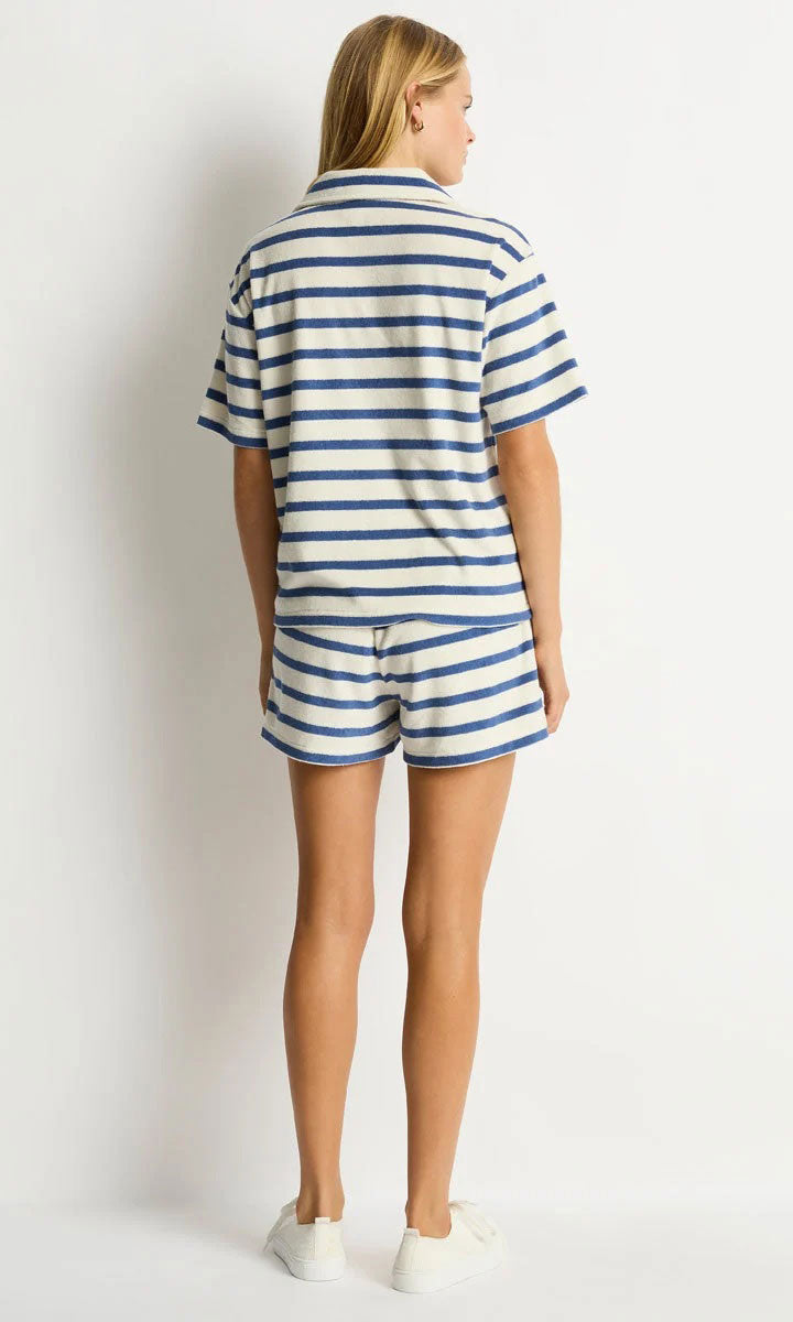 Sea Level SL9165AY Ahoy Beach Polo - Denim Blue_4