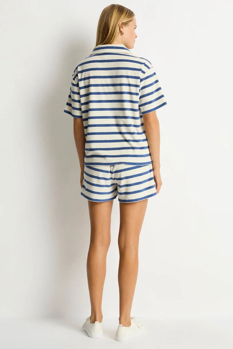 Sea Level SL9165AY Ahoy Beach Polo - Denim Blue_4