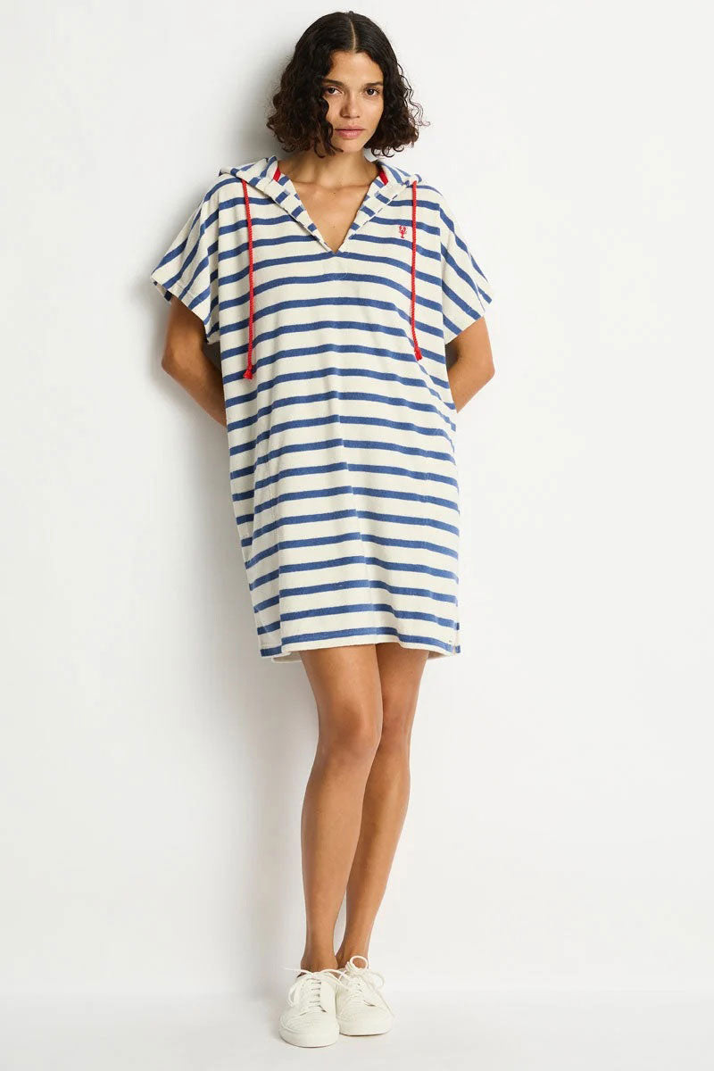 Sea Level SL9550AY Ahoy Beach Poncho - Denim Blue_1