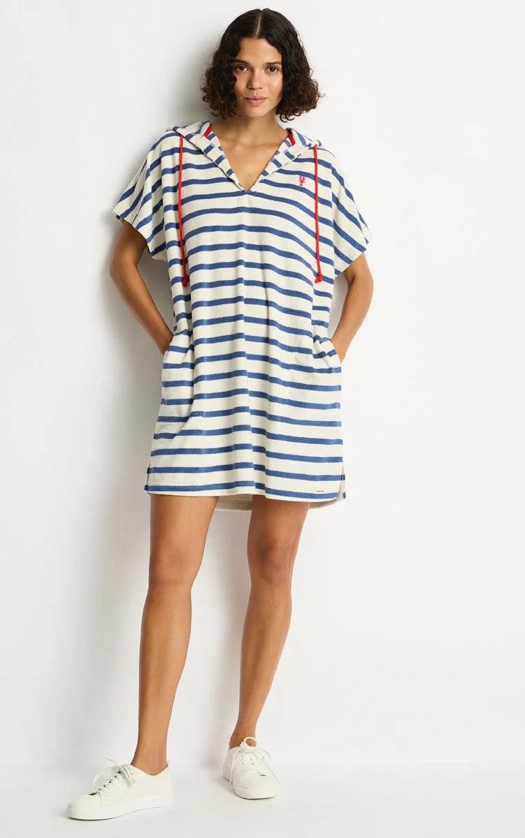Sea Level SL9550AY Ahoy Beach Poncho - Denim Blue_4