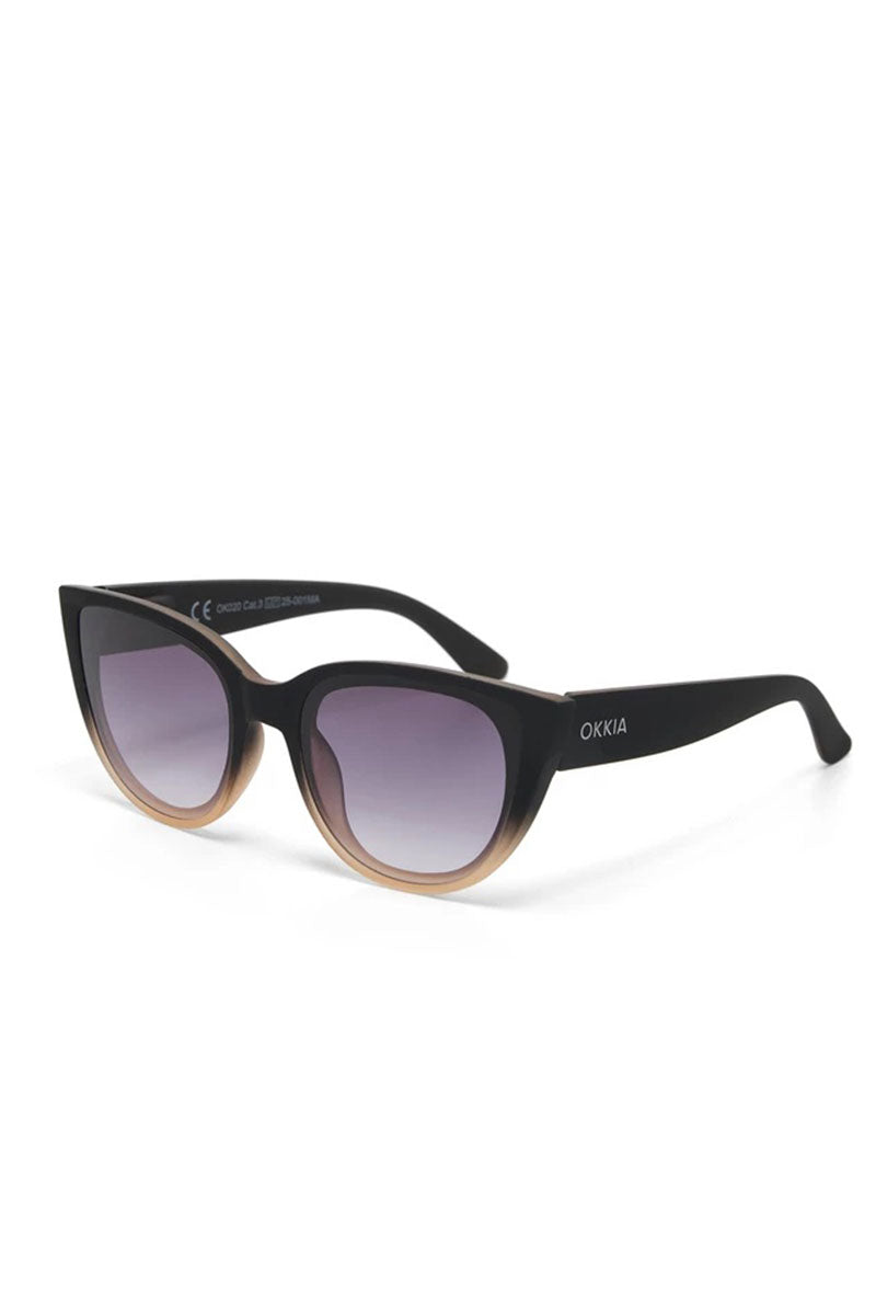 Okkia Silvia Sunglasses - Black Shaded Rose