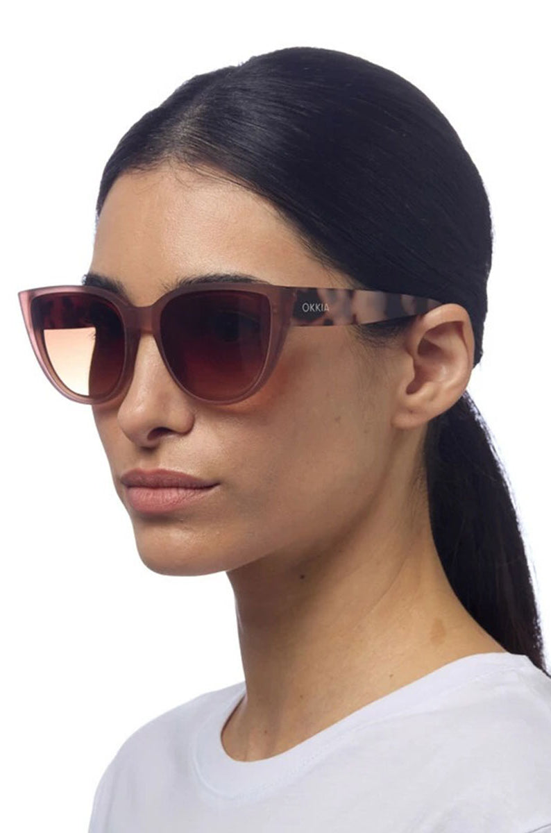 Okkia Silvia Sunglasses - Pink Havana