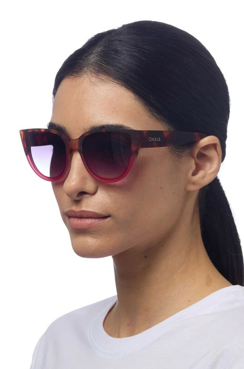 Okkia Silvia Sunglasses - Havana Pink