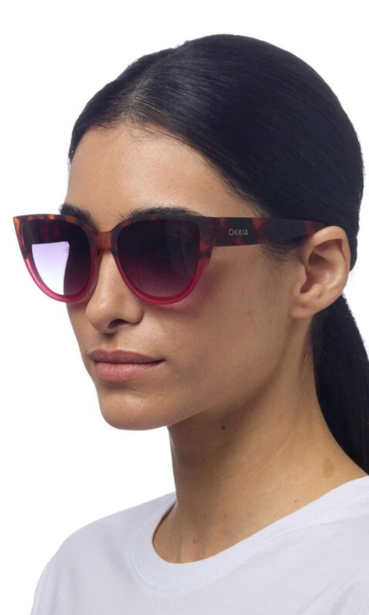 Okkia Silvia Sunglasses - Havana Pink