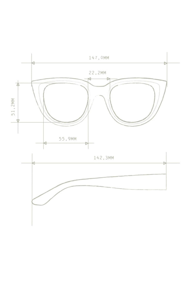 Okkia Silvia Sunglasses - Havana Pink