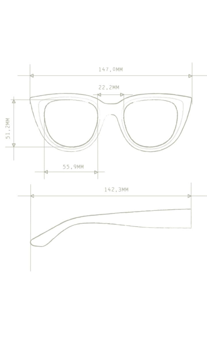 Okkia Silvia Sunglasses - Havana Pink