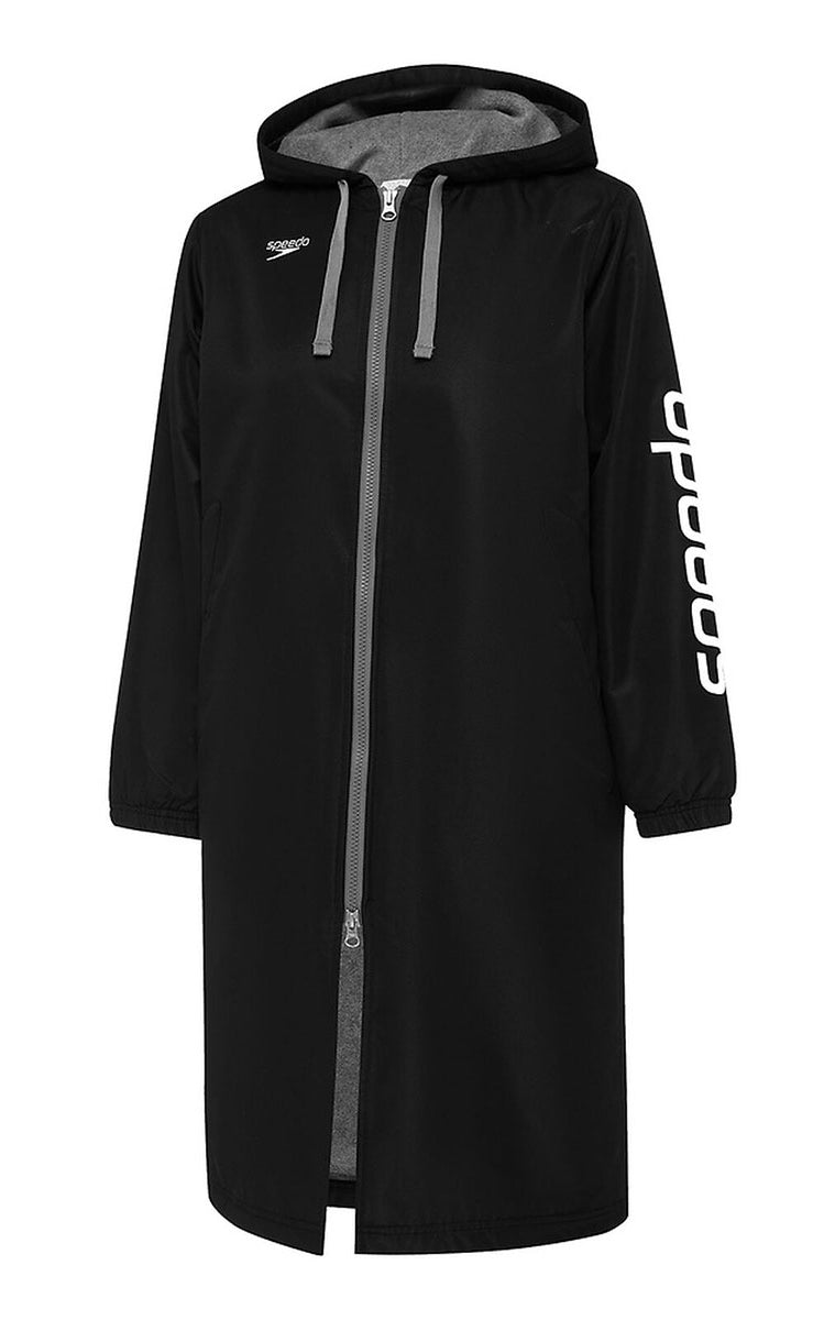 Speedo Unisex Logo Deck Coat Black_1