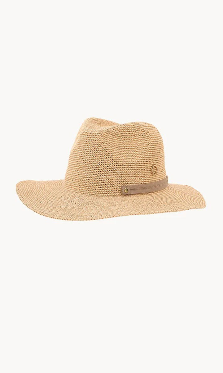Sundaise SH912 Hat - Charley Foldable Raffia Panama w Belt Clip_4