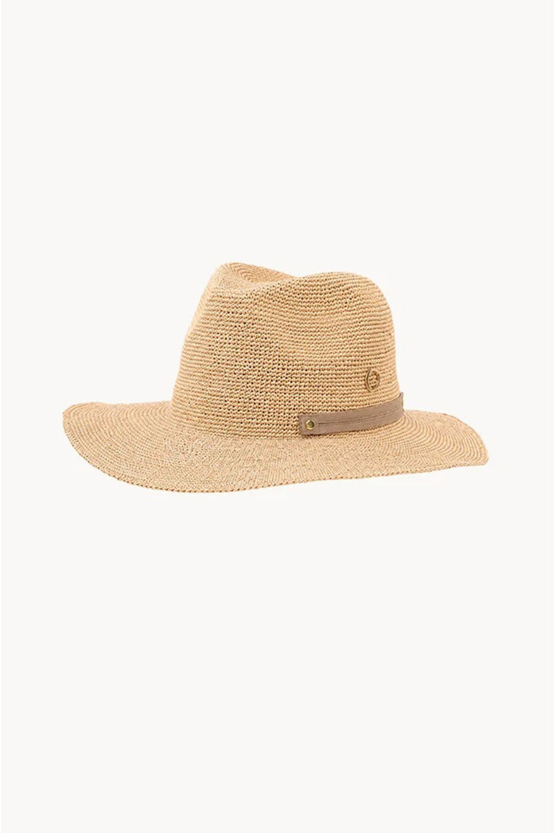 Sundaise SH912 Hat - Charley Foldable Raffia Panama w Belt Clip_4