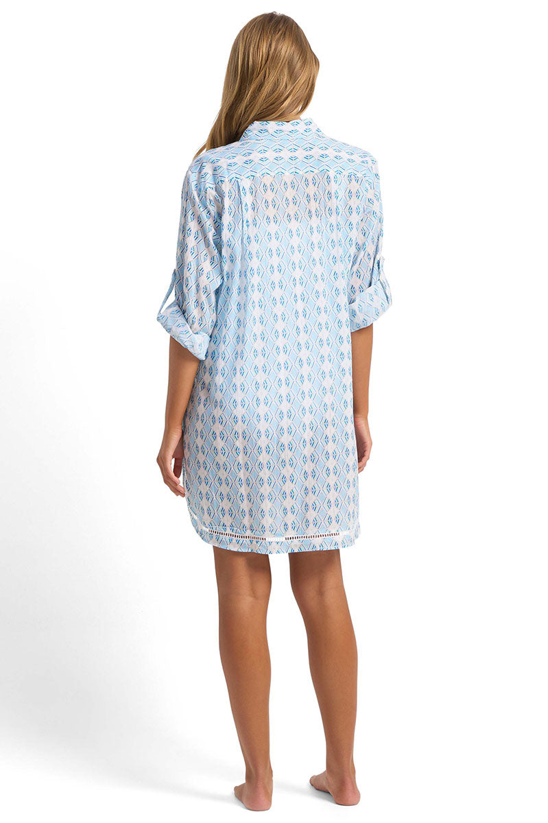 Sunseeker Delight Ladder Button Through Shirt - Ink_4