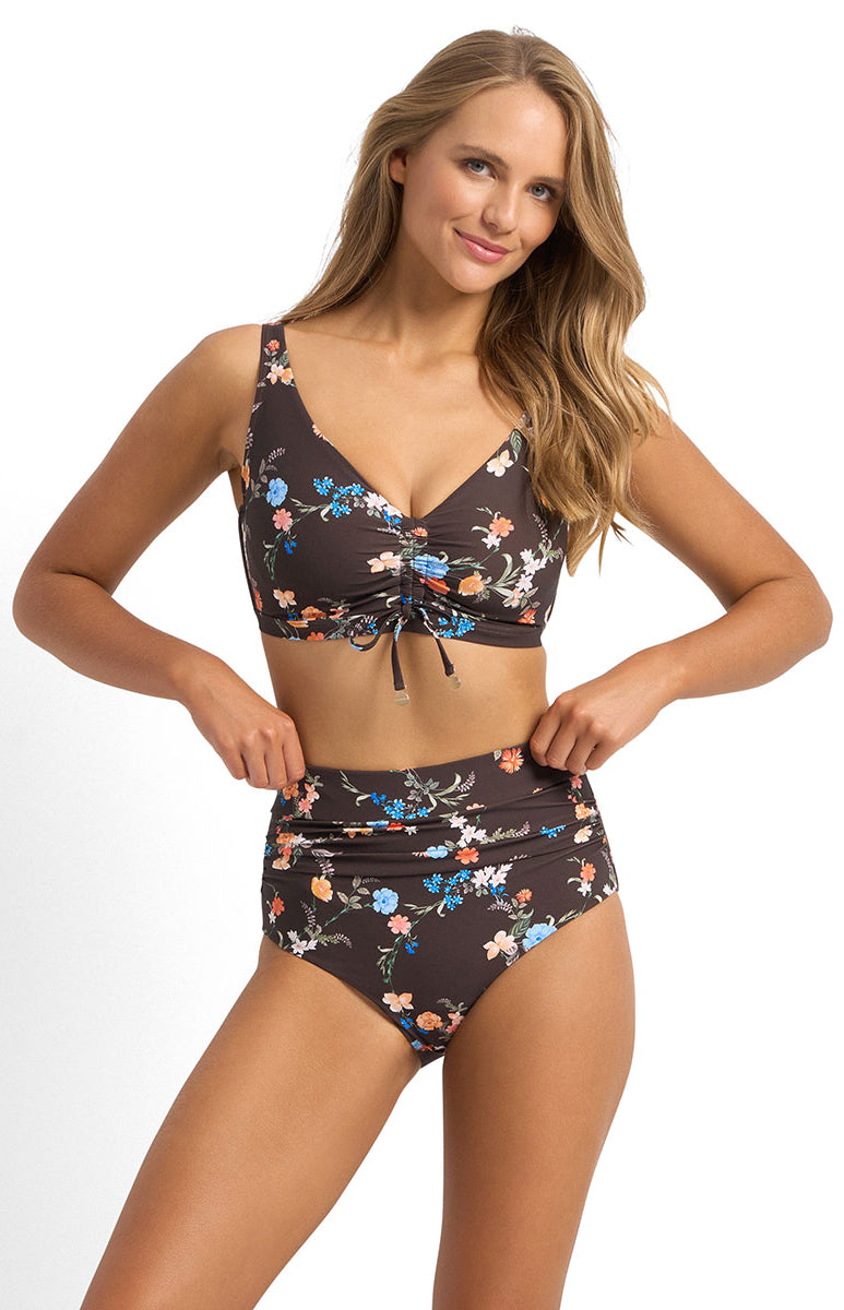 Sunseeker Japan Ruched Highwaist Pant - Coco_3