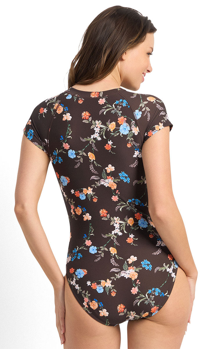 Sunseeker Japan Short Sleeve Seasport Mastectomy One Piece - Coco_2