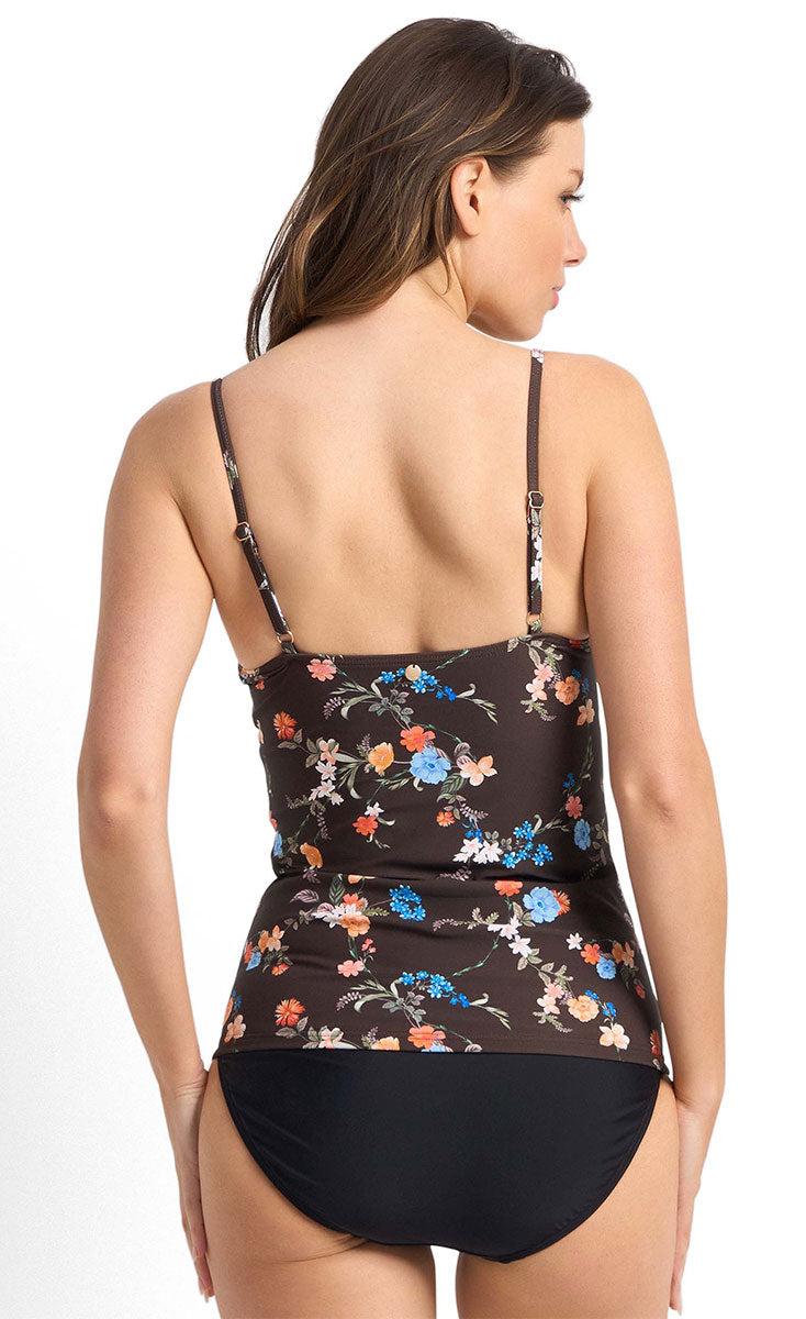 Sunseeker Japan Soft Twist Ruched Singlet - Coco_2