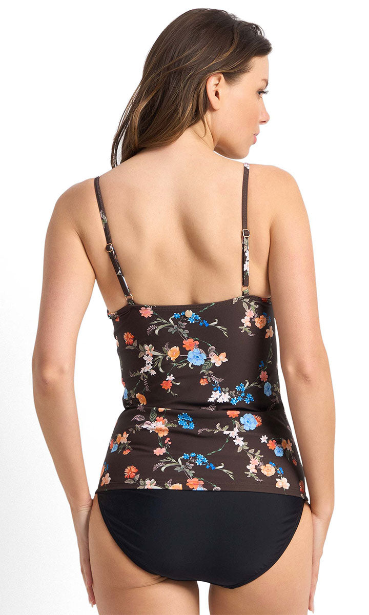 Sunseeker Japan Soft Twist Ruched Singlet - Coco_2