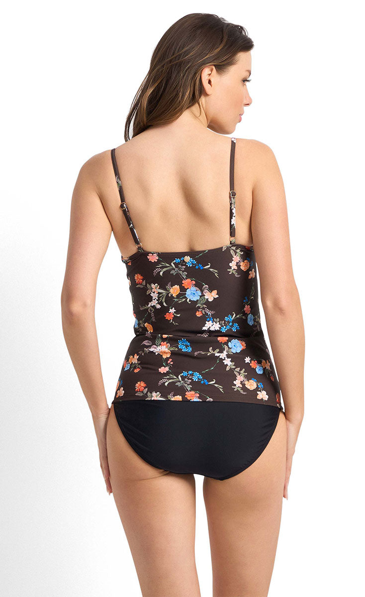 Sunseeker Japan Soft Twist Ruched Singlet - Coco_4
