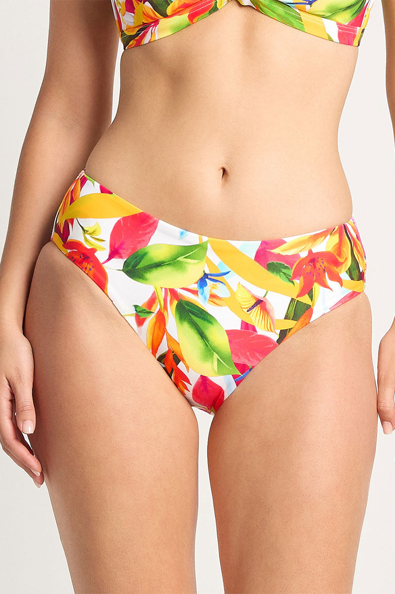 Sunseeker Koh Samui Mid Rise Pant - White_1