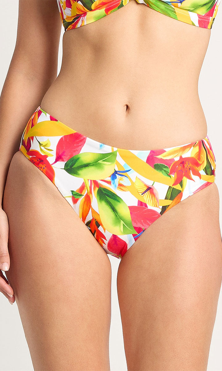 Sunseeker Koh Samui Mid Rise Pant - White_1